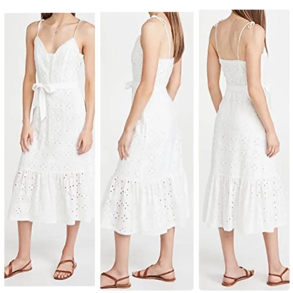 PAIGE SERYNE WHITE EYELET DRESS SIZE 2